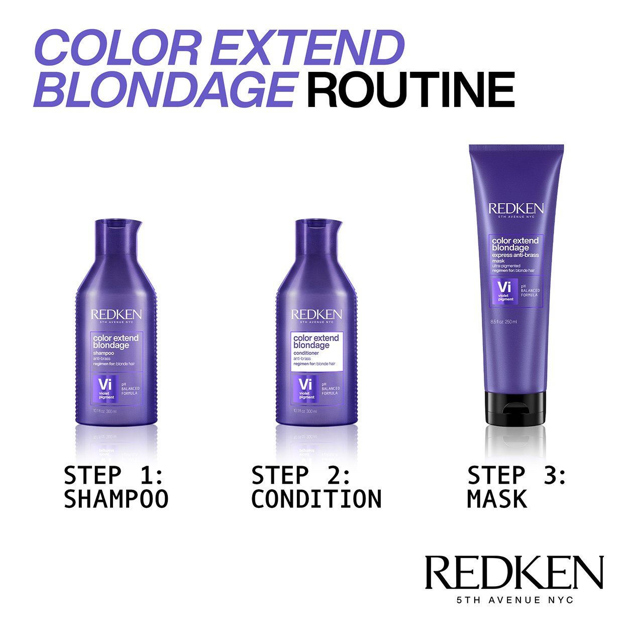 Redken color extend 2024 blondage shampoo