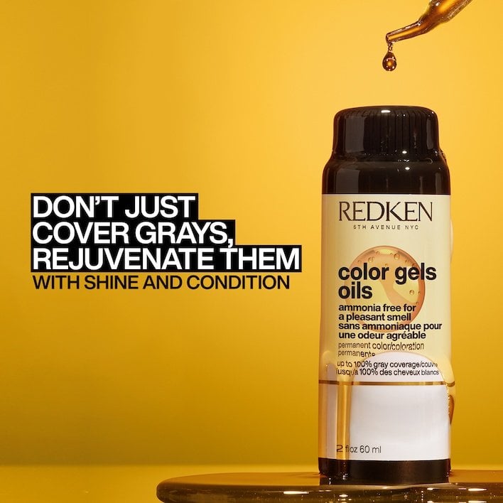 REDKEN COLOR GELS OILS: Rejuvenating Permanent Hair Color for Gray Coverage